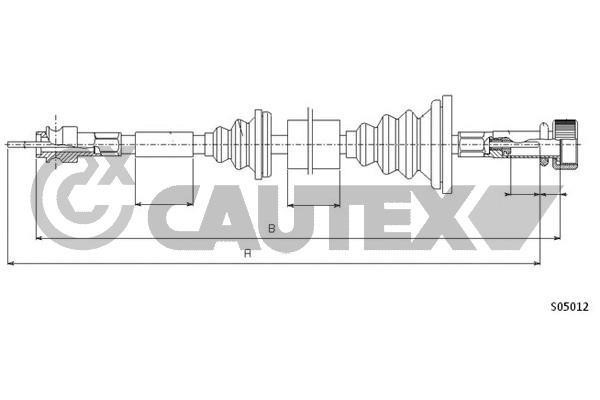 Cautex 766222 Трос привода спідометра 766222: Купити в Україні - Добра ціна на EXIST.UA!