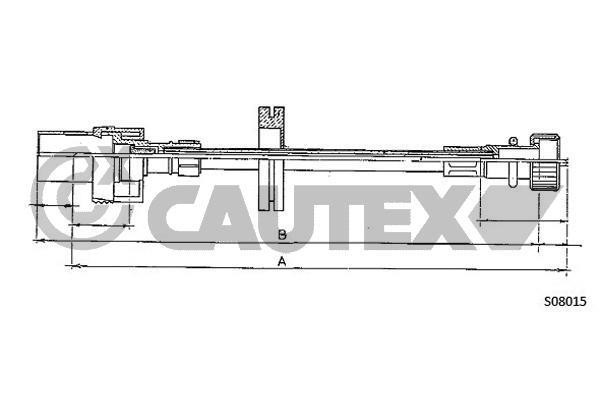 Cautex 085210 Трос спідометра 085210: Купити в Україні - Добра ціна на EXIST.UA!