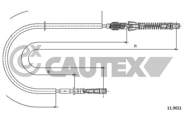 Cautex 761494 Трос акселератора 761494: Купити в Україні - Добра ціна на EXIST.UA!