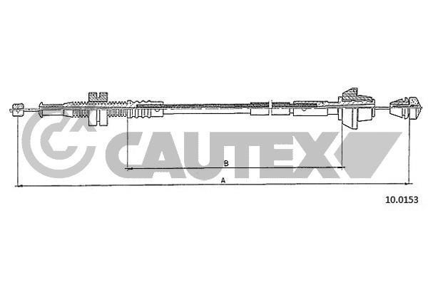 Cautex 761484 Трос акселератора 761484: Купити в Україні - Добра ціна на EXIST.UA!