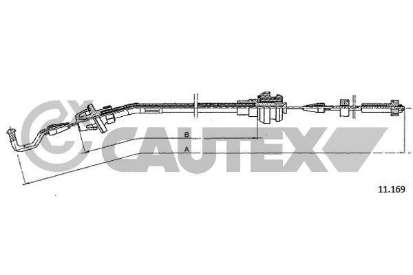 Cautex 766079 Трос акселератора 766079: Купити в Україні - Добра ціна на EXIST.UA!
