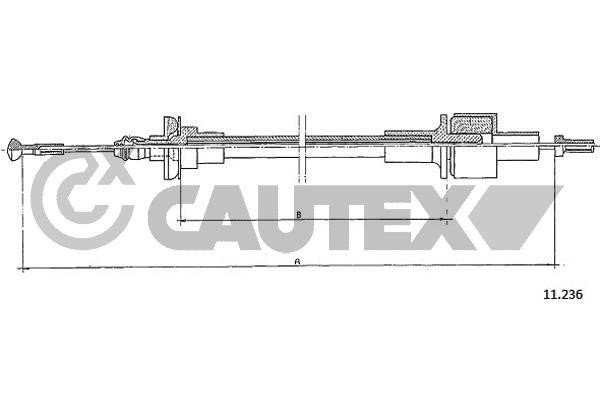 Cautex 761269 Тросовий привод, привод зчеплення 761269: Купити в Україні - Добра ціна на EXIST.UA!