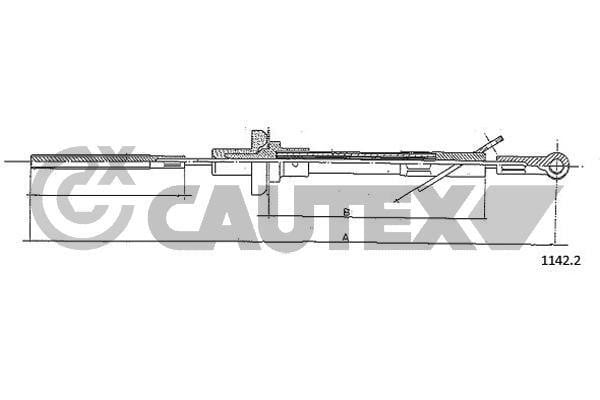 Cautex 766319 Тросовий привод, привод зчеплення 766319: Купити в Україні - Добра ціна на EXIST.UA!