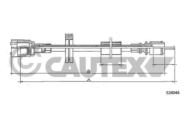 Cautex 762346 Трос привода спідометра 762346: Купити в Україні - Добра ціна на EXIST.UA!