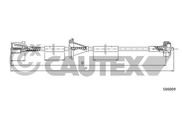 Cautex 761829 Трос привода спідометра 761829: Купити в Україні - Добра ціна на EXIST.UA!