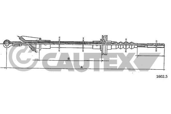 Cautex 760769 Тросовий привод, привод зчеплення 760769: Купити в Україні - Добра ціна на EXIST.UA!