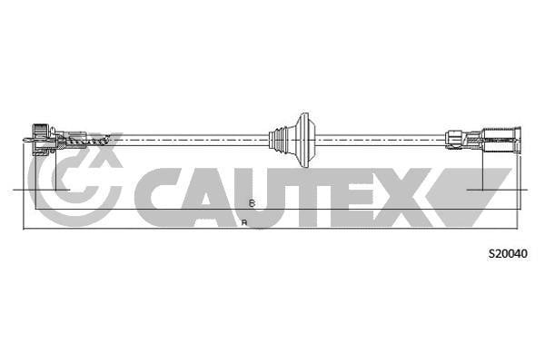 Cautex 761948 Трос привода спідометра 761948: Купити в Україні - Добра ціна на EXIST.UA!