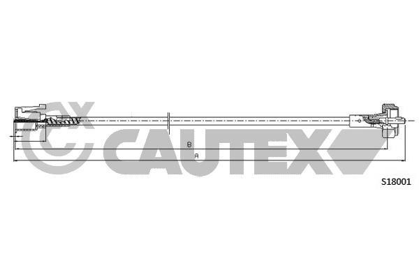 Cautex 761787 Трос привода спідометра 761787: Купити в Україні - Добра ціна на EXIST.UA!