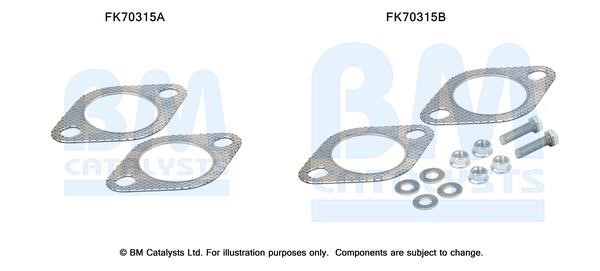 BM Catalysts FK70315 Комплект монтажний кріплень вихлопної системи FK70315: Купити в Україні - Добра ціна на EXIST.UA!