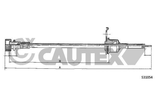 Cautex 762965 Трос привода спідометра 762965: Купити в Україні - Добра ціна на EXIST.UA!