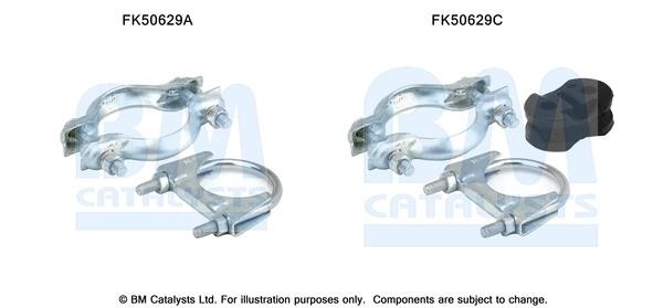 BM Catalysts FK50629 Комплект монтажний кріплень вихлопної системи FK50629: Купити в Україні - Добра ціна на EXIST.UA!