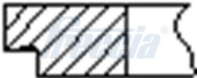 Кільця поршневі, комплект Freccia FR10-376200