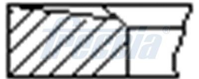 Freccia FR10-880700 Кільця поршневі, комплект FR10880700: Купити в Україні - Добра ціна на EXIST.UA!
