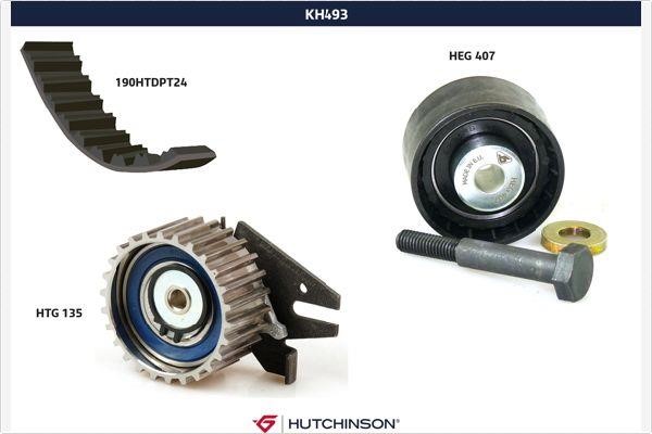 Hutchinson KH 493 Комплект зубчастих ременів KH493: Купити в Україні - Добра ціна на EXIST.UA!