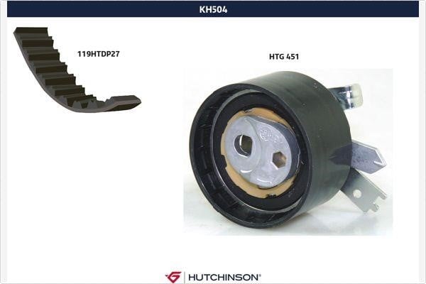Hutchinson KH504 Комплект зубчастих ременів KH504: Купити в Україні - Добра ціна на EXIST.UA!