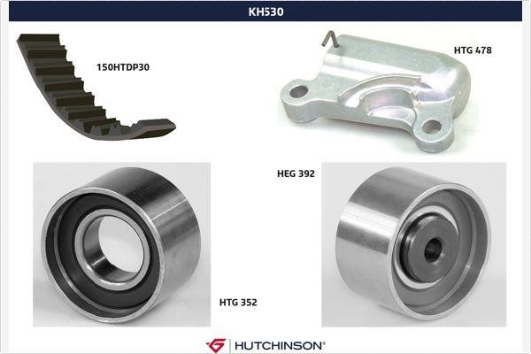 Hutchinson KH530 Комплект зубчастих ременів KH530: Купити в Україні - Добра ціна на EXIST.UA!