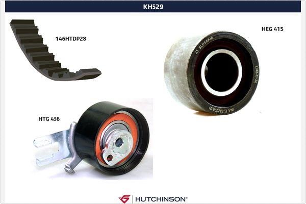 Hutchinson KH529 Комплект зубчастих ременів KH529: Купити в Україні - Добра ціна на EXIST.UA!
