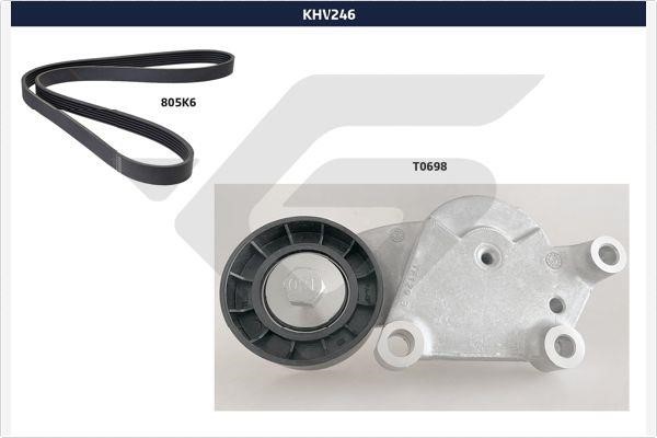 Hutchinson KHV 246 Комплект ременя генератора KHV246: Купити в Україні - Добра ціна на EXIST.UA!