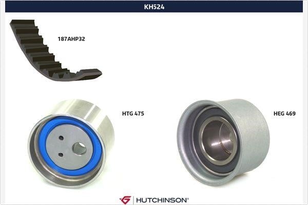 Hutchinson KH524 Комплект зубчастих ременів KH524: Купити в Україні - Добра ціна на EXIST.UA!