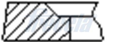 Freccia FR10-500900 Кільця поршневі, комплект FR10500900: Купити в Україні - Добра ціна на EXIST.UA!