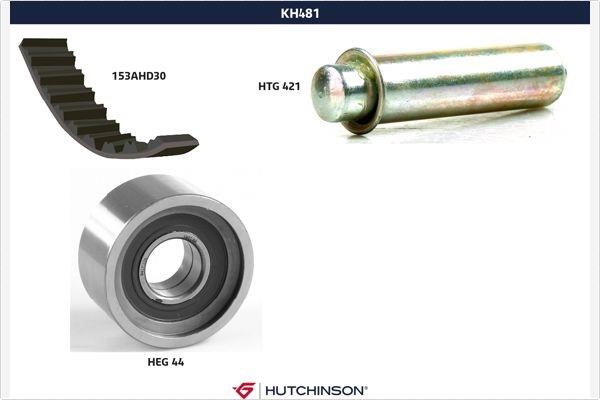 Hutchinson KH 481 Комплект зубчастих ременів KH481: Купити в Україні - Добра ціна на EXIST.UA!