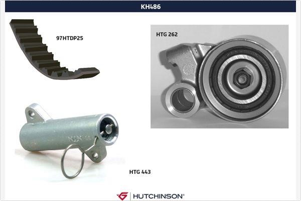 Hutchinson KH 486 Комплект зубчастих ременів KH486: Купити в Україні - Добра ціна на EXIST.UA!