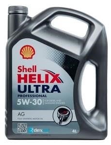 Shell 550046653 Моторна олива Shell Helix Ultra Professional AG 5W-30, 4л 550046653: Приваблива ціна - Купити в Україні на EXIST.UA!
