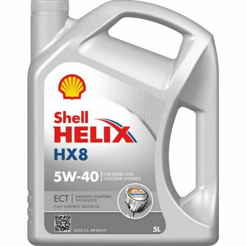 Shell 550046689 Моторна олива Shell Helix HX8 ECT 5W-40, 5л 550046689: Купити в Україні - Добра ціна на EXIST.UA!