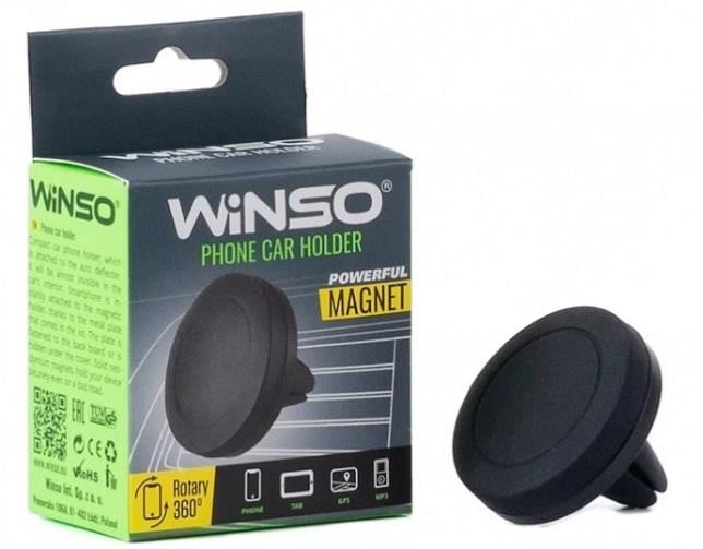 Winso 201210 Тримач телефону автомобільний, магнітний на дефлектор 201210: Купити в Україні - Добра ціна на EXIST.UA!
