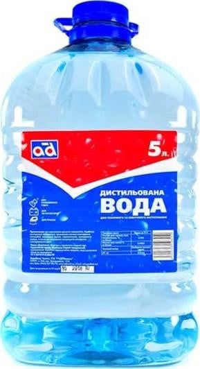 AD VODA 5L Вода дистиллированная, 5 л VODA5L: Купить в Украине - Отличная цена на EXIST.UA!