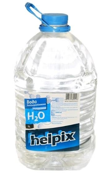 Helpix WATER 5L Вода дистильована, 5 л WATER5L: Купити в Україні - Добра ціна на EXIST.UA!