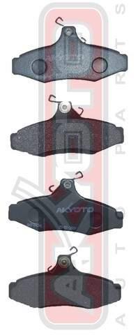 Akyoto AKD-0424 Гальмівні колодки задні, комплект AKD0424: Купити в Україні - Добра ціна на EXIST.UA!