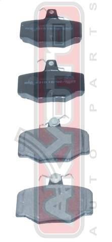 Akyoto AKD-1310 Гальмівні колодки задні, комплект AKD1310: Купити в Україні - Добра ціна на EXIST.UA!