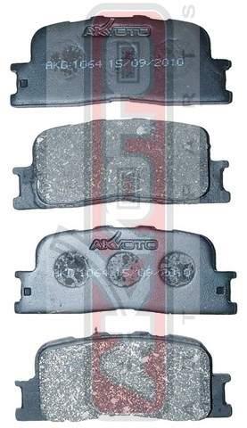Akyoto AKD-1064 Гальмівні колодки задні, комплект AKD1064: Купити в Україні - Добра ціна на EXIST.UA!