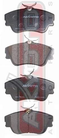 Akyoto AKD-0160 Гальмівні колодки передні, комплект AKD0160: Купити в Україні - Добра ціна на EXIST.UA!