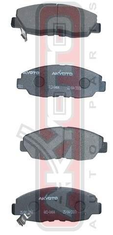 Akyoto AKD-8484 Гальмівні колодки передні, комплект AKD8484: Купити в Україні - Добра ціна на EXIST.UA!