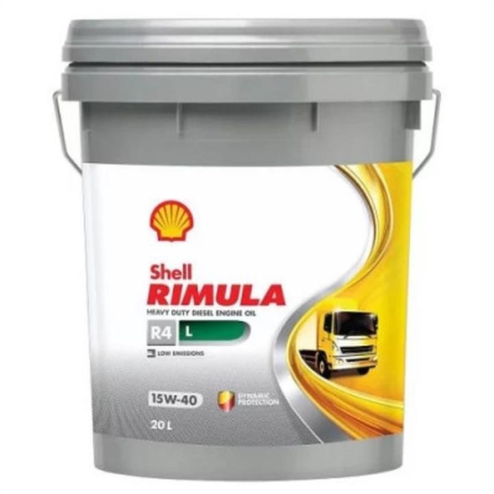 Shell 550027375 Моторна олива Shell Rimula R4L 15W-40, 20 л 550027375: Купити в Україні - Добра ціна на EXIST.UA!