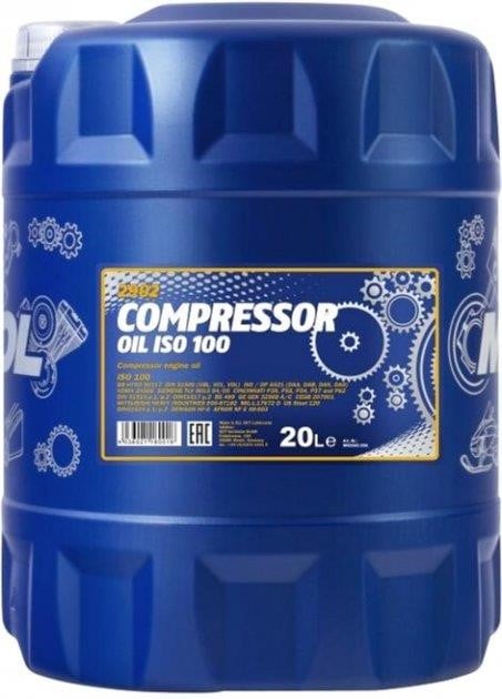 Mannol MN2902-20 Олива компресорна MANNOL Compressor Oil ISO 100, 20 л MN290220: Купити в Україні - Добра ціна на EXIST.UA!