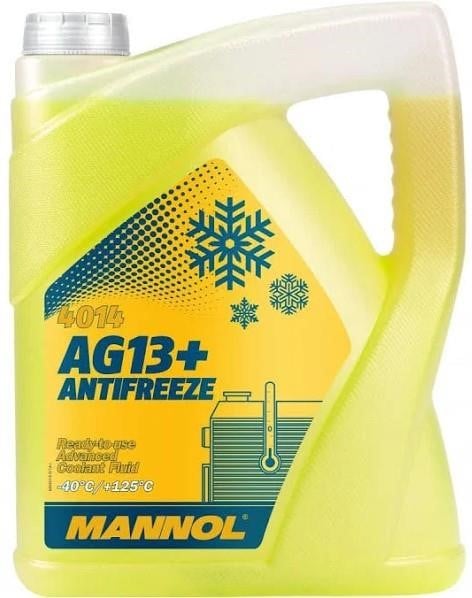 Mannol MN4014-5 Антифриз MANNOL Antifreeze Advanced 4014 AG13+ жовтий, готовий до застосування -40C, 5 л MN40145: Приваблива ціна - Купити в Україні на EXIST.UA!