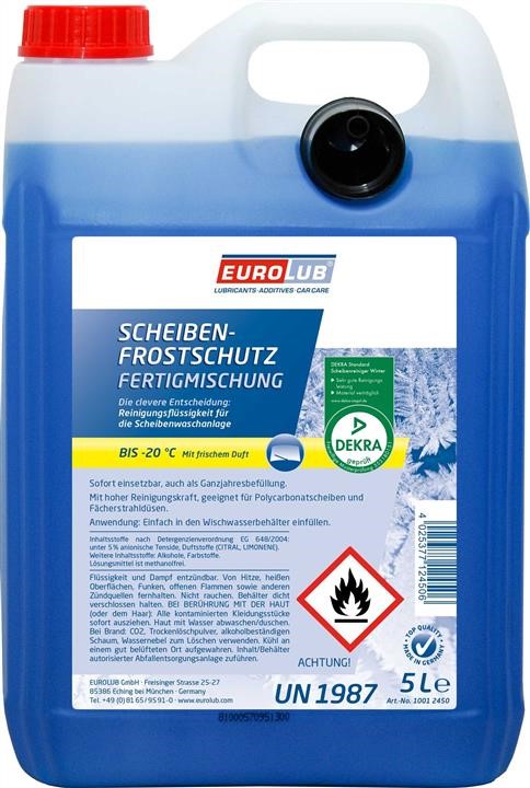 Eurolub 10012450 Омивач скла Eurolub Scheibenfrostschutz -Fertigmischung - Blau, зимовий, -20°C, 5л 10012450: Купити в Україні - Добра ціна на EXIST.UA!