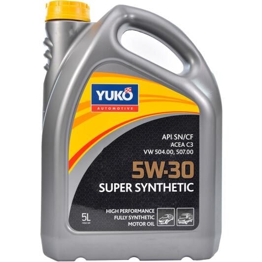 Yuko 4820070245646 Моторна олива Yuko Super Synthetic C3 5W-30, 5л 4820070245646: Купити в Україні - Добра ціна на EXIST.UA!