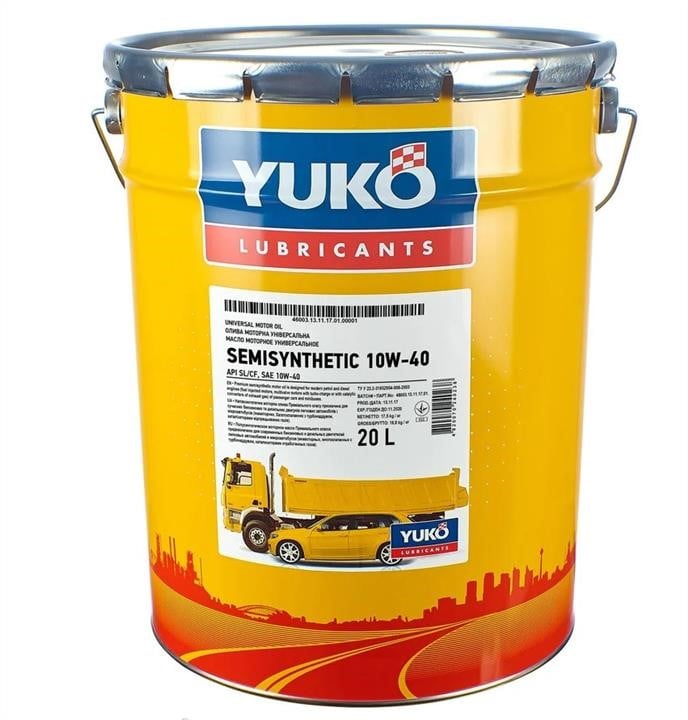 Yuko 4820070240238 Моторна олива Yuko Semisynthetic 10W-40, 20л 4820070240238: Купити в Україні - Добра ціна на EXIST.UA!