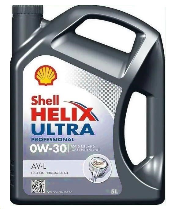 Shell 550046304 Моторна олива Shell Helix Ultra Professional AV-L 0W-30, 5л 550046304: Купити в Україні - Добра ціна на EXIST.UA!