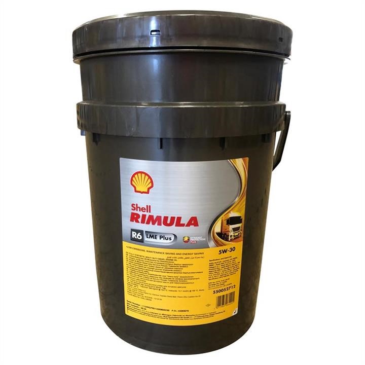 Shell 550052712 Моторна олива Shell Rimula R6LME 5W-30, 20 л 550052712: Купити в Україні - Добра ціна на EXIST.UA!