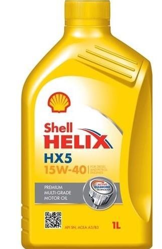 Shell 550046277 Моторна олива Shell Helix HX5 15W-40, 1л 550046277: Приваблива ціна - Купити в Україні на EXIST.UA!