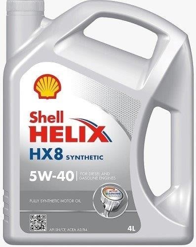 Shell 550040295 Моторна олива Shell Helix HX8 5W-40, 4л 550040295: Купити в Україні - Добра ціна на EXIST.UA!