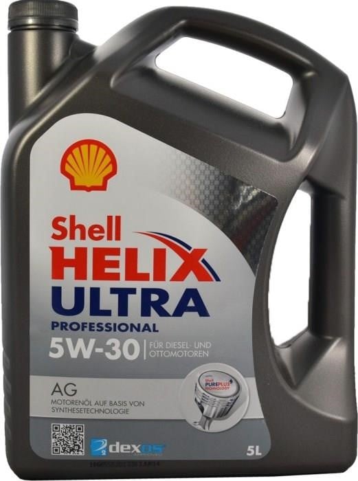 Shell 550046301 Моторна олива Shell Helix Ultra Professional AG 5W-30, 5л 550046301: Купити в Україні - Добра ціна на EXIST.UA!