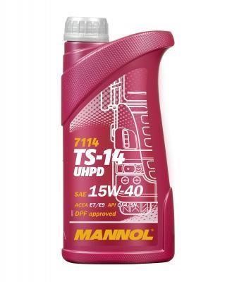 Mannol MN7114-1 Моторна олива MANNOL 7114 TS-14 UHPD 15W-40 ACEA E7/E9, API CJ-4/SN, JASO DH-2, 1 л MN71141: Купити в Україні - Добра ціна на EXIST.UA!
