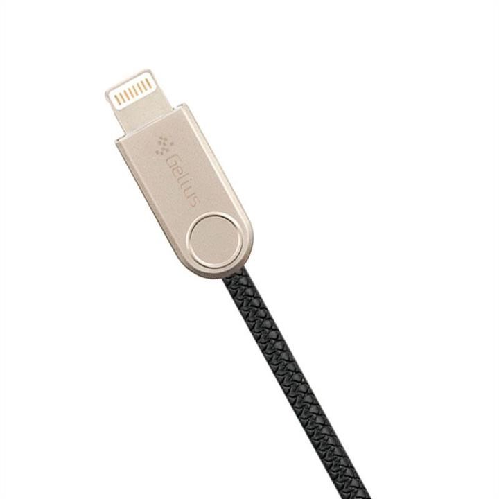 USB Cable Gelius Pro Nylon Lay Lightning Black (2A) Gelius 00000063254