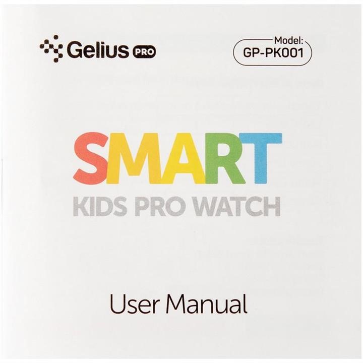 Дитячий розумний годинник з GPS трекером Gelius Pro GP-PK001 (PRO KID) Black&#x2F;Silver (12 міс) Gelius 00000074404